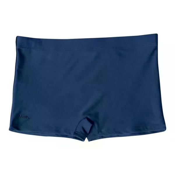Encontraproduto.com.br - Sunga Boxer Lisa Mash Masculina Azul jeans escuro