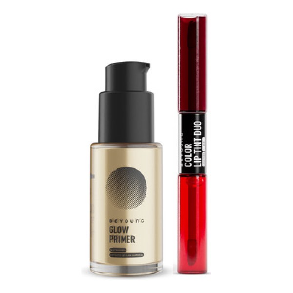 Encontraproduto.com.br - Kit Beyoung Dupla de Make 1 Glow Primer Gold e 1 Lip Tint