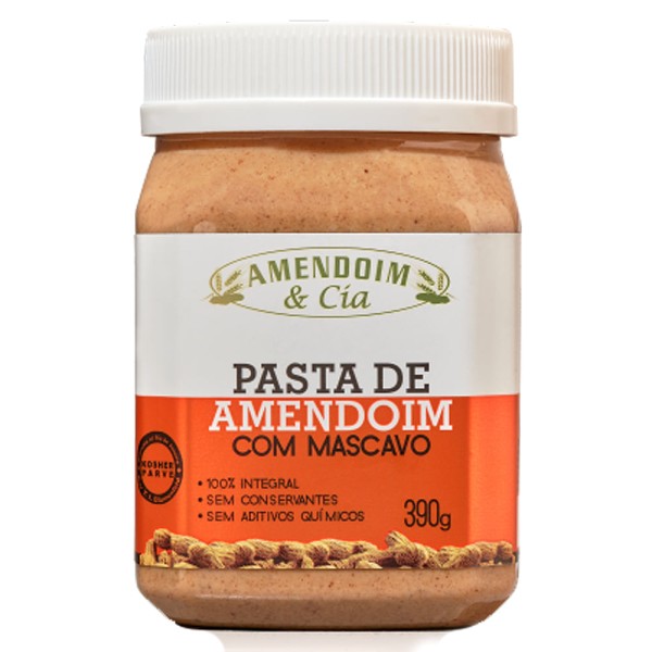 Encontraproduto.com.br - Pasta de Amendoim com Mascavo Amendoim & Cia 390g