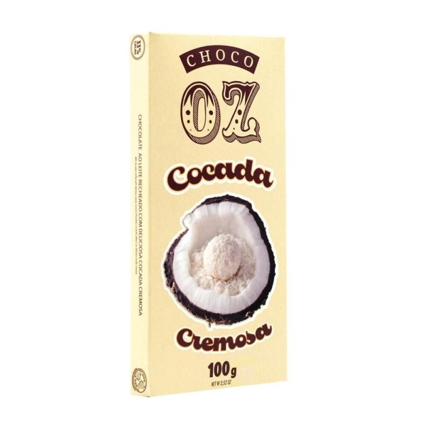 Encontraproduto.com.br - Chocolate ao Leite OZ com Cocada Cremosa 100g