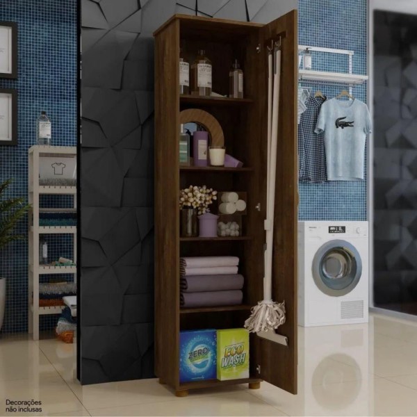 Encontraproduto.com.br - Armário Multiuso 1 Porta Jasmim Kaiki Móveis Ypê