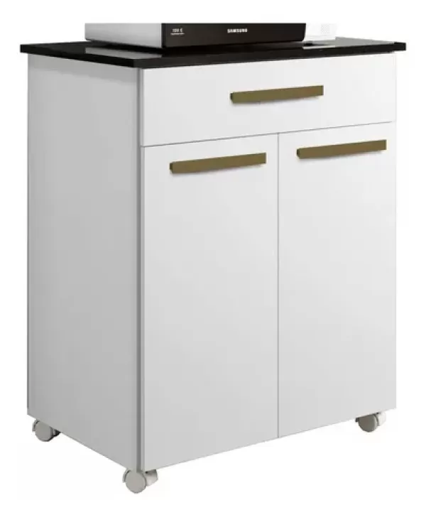 Balcão De Cozinha 2 Portas 1 Gaveta Girassol Kaiki Móveis