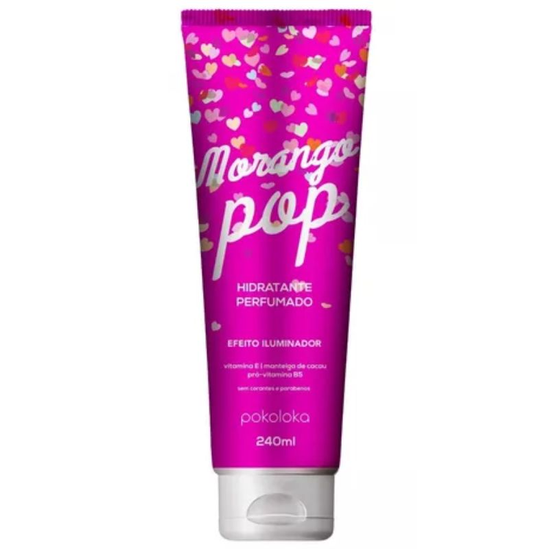 Encontraproduto.com.br - Pokoloka Loção Hidratante Morango Pop 240 Ml- Não Testado Em Animais