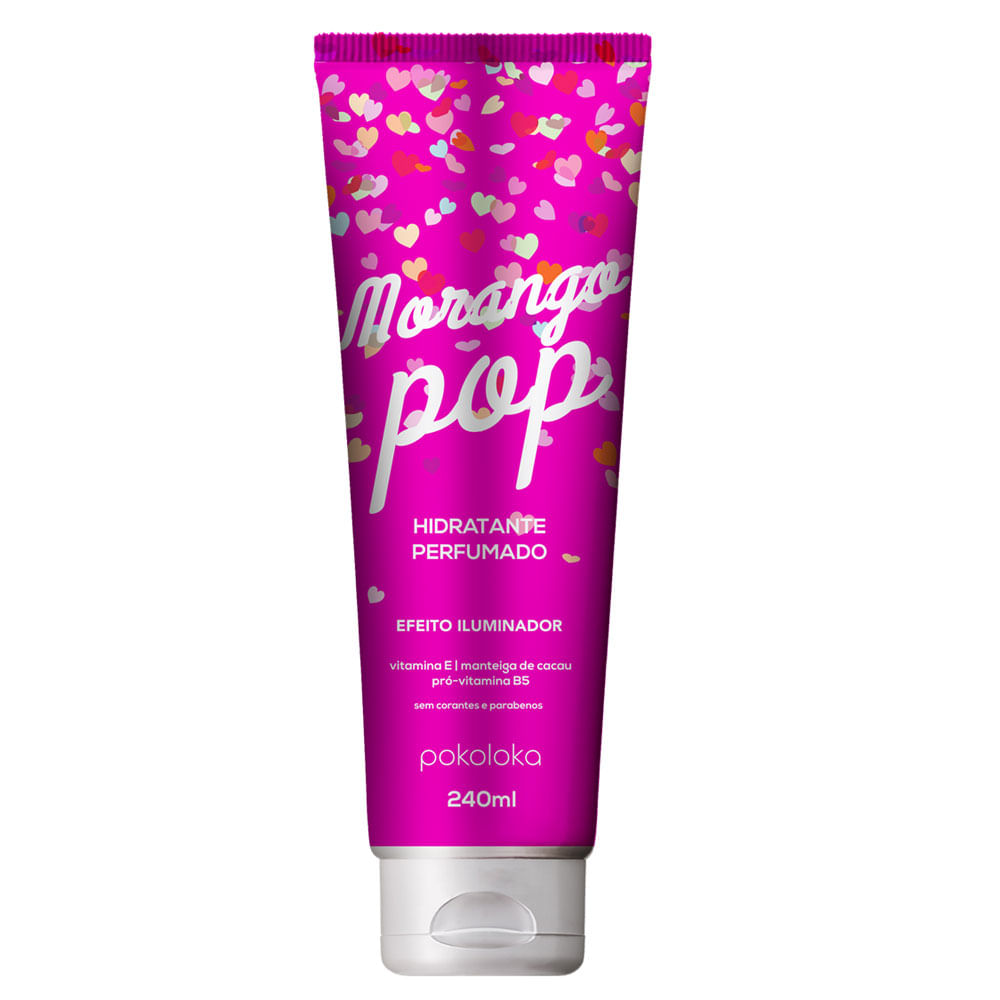 Encontraproduto.com.br - Pokoloka Loção Hidratante Morango Pop 240 Ml- Não Testado Em Animais