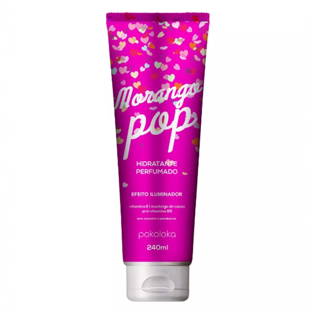Encontraproduto.com.br - Pokoloka Loção Hidratante Morango Pop 240 Ml- Não Testado Em Animais