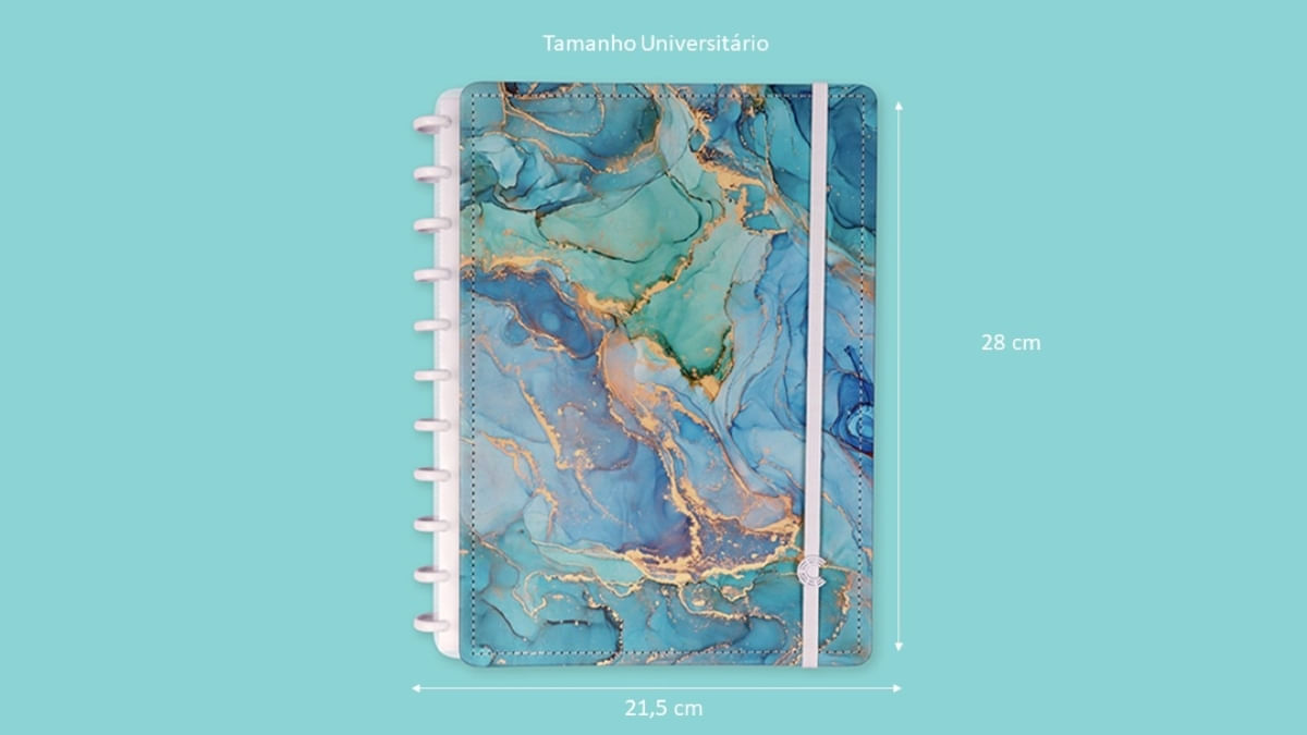 Encontraproduto.com.br - Caderno Inteligente By Luara Maldives Grande