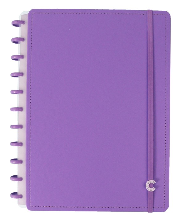 Caderno Grande All Purple com 80 Folhas Caderno Inteligente