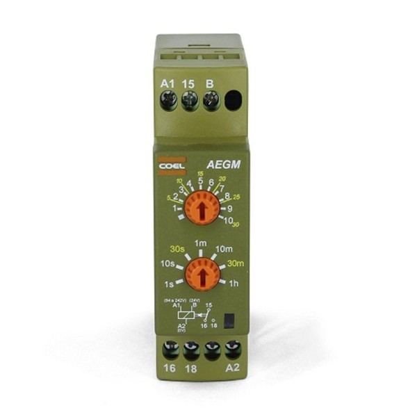 Encontraproduto.com.br - Temporizador Elétrico Multi Escala 242V/CC AEGMUMM Coel