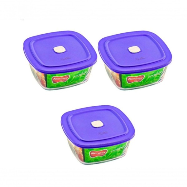 Encontraproduto.com.br - Kit 3 Facilita Vap Marinex 2 Litros Com Tampa Hermética