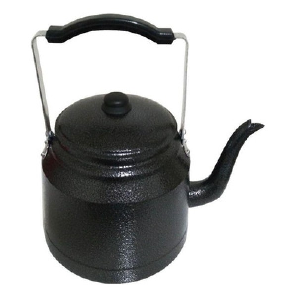 Encontraproduto.com.br - Chaleira De Alumínio Preta Craqueada 5 Litros Extang