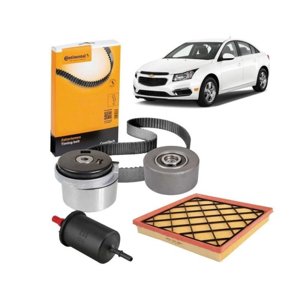 Kit Correia Dentada Cruze 1.8 16v 2015 Filtro Ar Combustivel