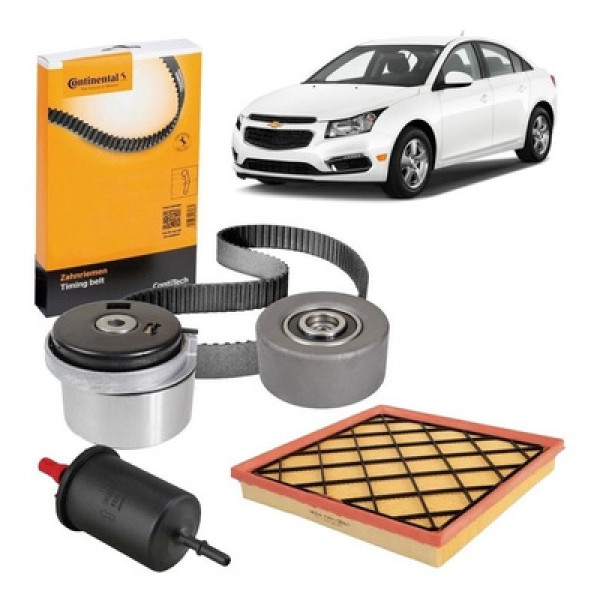 Encontraproduto.com.br - Kit Correia Dentada Cruze 1.8 16v 2015 Filtro Ar Combustivel
