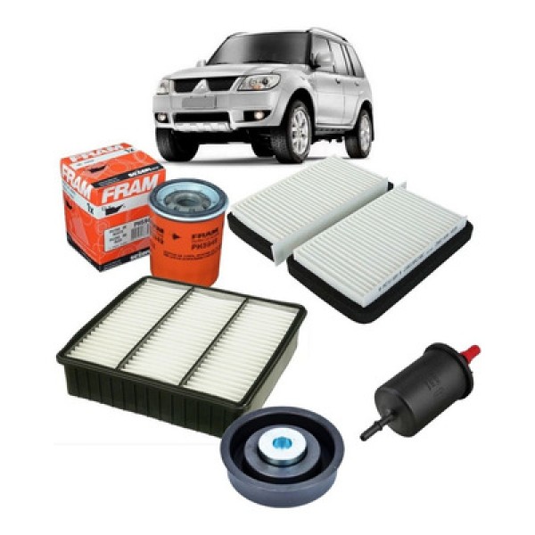 Encontraproduto.com.br - Kit Revisão Filtro Pajero Tr4 Flex 2015 Polia Alternador