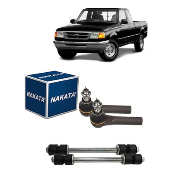Encontraproduto.com.br - Kit Terminal Ranger 98 99 2000 2001 Bieleta Ponteira Direção