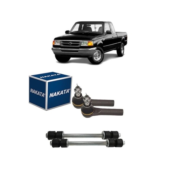 Encontraproduto.com.br - Kit Terminal Ranger 98 99 2000 2001 Bieleta Ponteira Direção