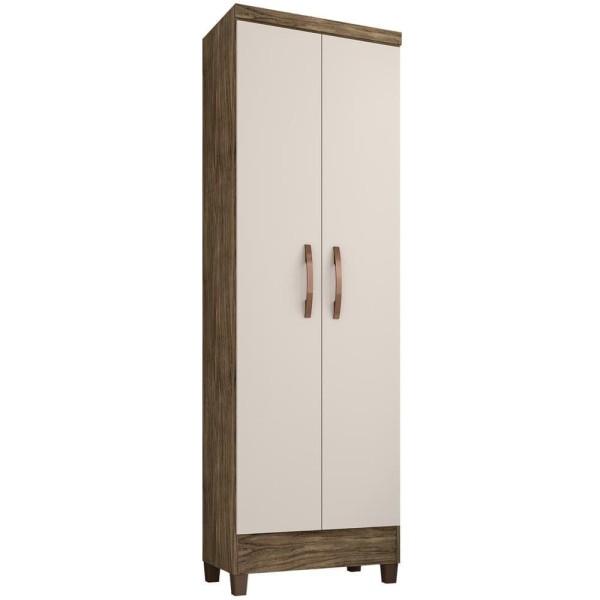 Encontraproduto.com.br - Armário Multiuso 2 Portas Egito Teka Champanhe - Incorplac