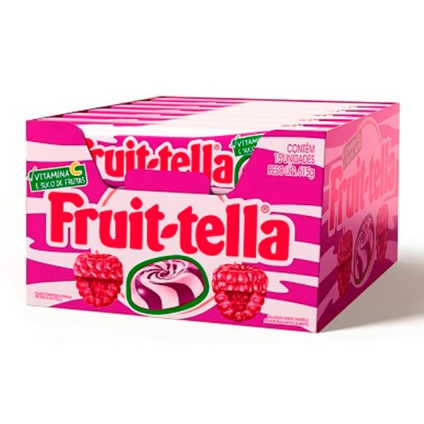 Encontraproduto.com.br - Bala Drops Fruittella Framboesa Creme c/15 - Perfetti