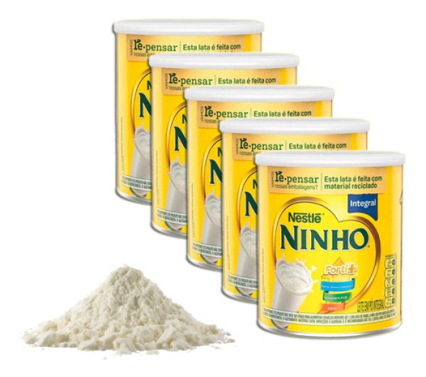 Encontraproduto.com.br - Leite Ninho Instantâneo Integral Em Lata Kit 5