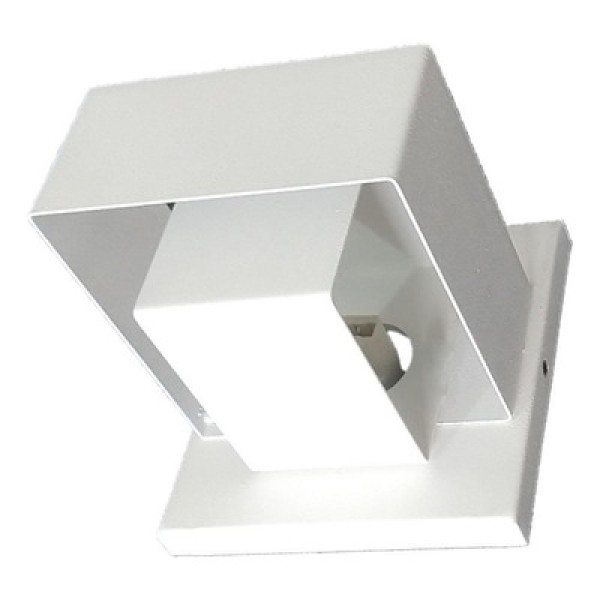 Kit Arandelas C Led Cor Marrom Kit 2 Luz Branca 6000k 127v
