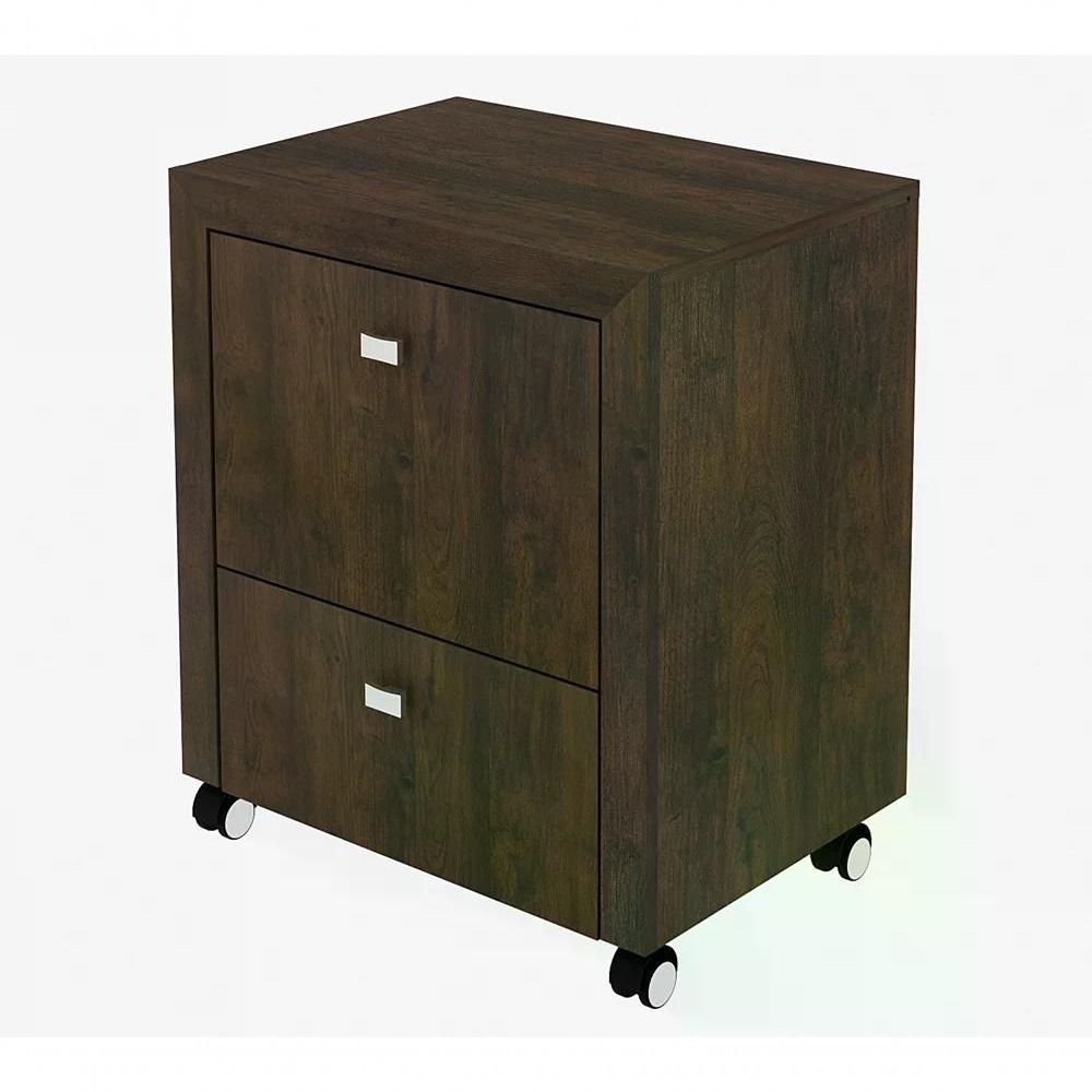 Encontraproduto.com.br - Gaveteiro Para Pasta Suspensa Me4112 Rustico Rustico