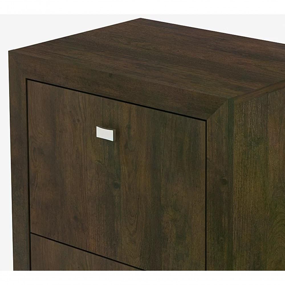 Encontraproduto.com.br - Gaveteiro Para Pasta Suspensa Me4112 Rustico Rustico