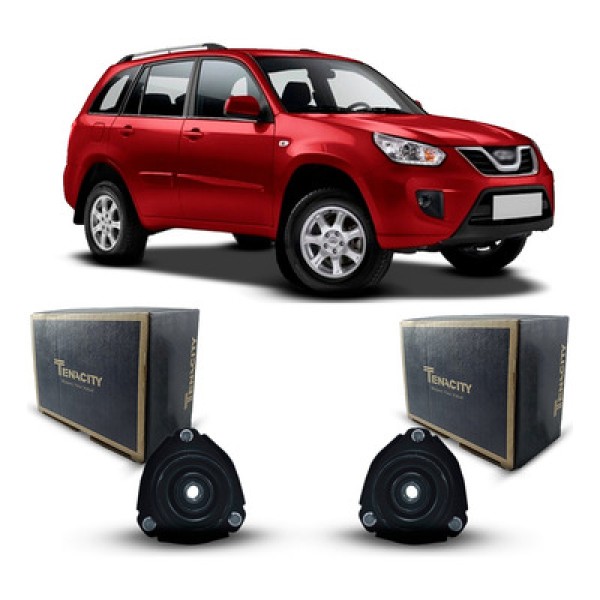 Encontraproduto.com.br - 2 Coxim Tenacity Suspensão Dianteira Chery Tiggo 2009 A 2015
