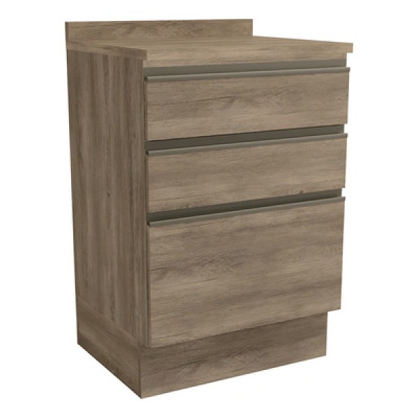 Encontraproduto.com.br - Balcão 60CM Maxxi com Tampo 3 Gavetas CB335 Kappesberg