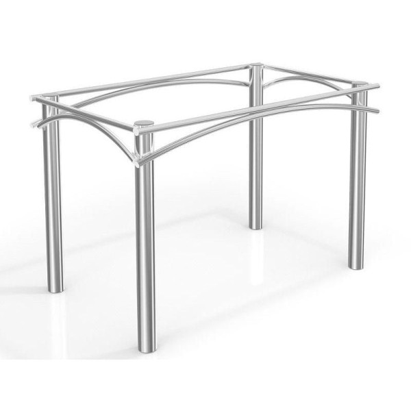 Encontraproduto.com.br - Base Mesa De Jantar Elba M004 S/ Tampo Cromado - Kappesberg
