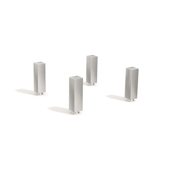 Encontraproduto.com.br - Conjunto 4 Pés Cromado Para Balcão De Cozinha