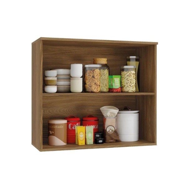 Encontraproduto.com.br - Módulo Cozinha Kappesberg Botanic Armário Botanic M632 C- 2 Portas 80cm Nogueira - Kappesberg