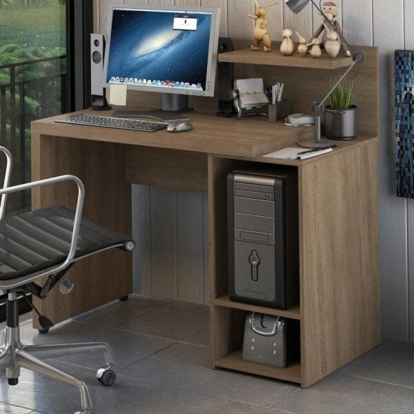 Encontraproduto.com.br - Mesa Para Computador Kappesberg  MDP Nogal - S973