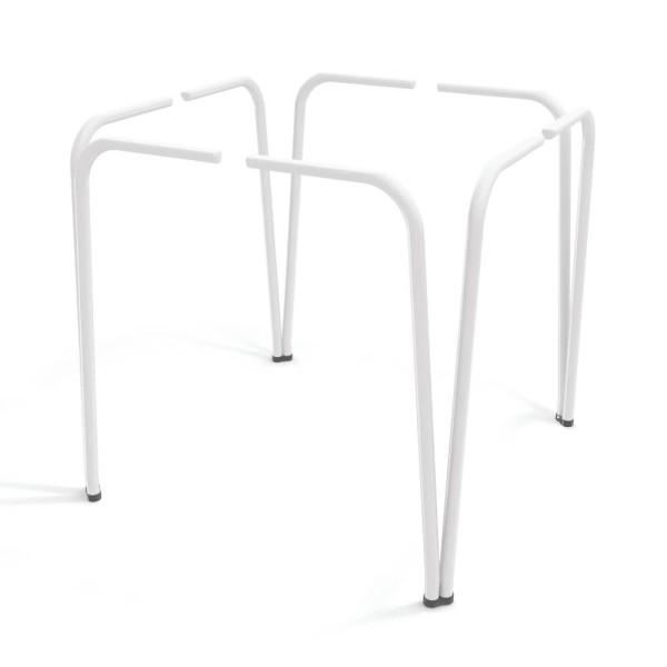 Encontraproduto.com.br - Base de Mesa Crome Branco Fosco M046 Kappesberg
