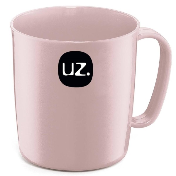 Encontraproduto.com.br - Caneca Rosa Xicara Plastico Polipropileno 400ml 1un