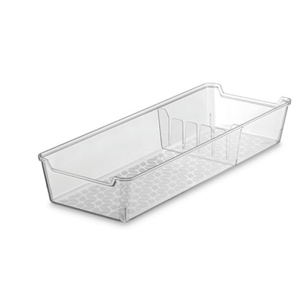 ORGANIZADOR GAVETA FACA TRANSPARENTE 125X340CM UZ384-TR UZ PLASTIC