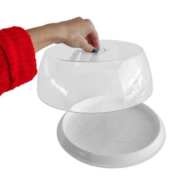 Encontraproduto.com.br - Porta Bolo Plus Branco - Uz195-Br - Uz