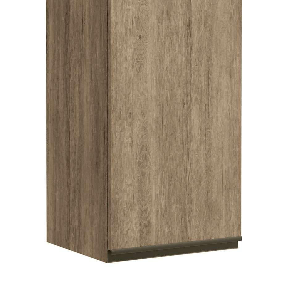 Móveis Kappesberg G761-no Armário Aéreo Cozinha Maxxi 1 Porta Nogal Cor Marrom