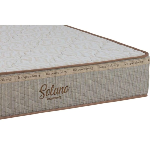 Encontraproduto.com.br - Conjunto Box Queen Colchão Espuma Kappesberg D28 Anatômico Solano + Base Crc Suede Clean (158x198)