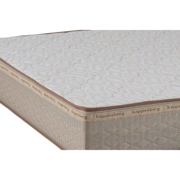 Encontraproduto.com.br - Conjunto Box Queen Colchão Espuma Kappesberg D28 Anatômico Solano + Base Crc Suede Clean (158x198)