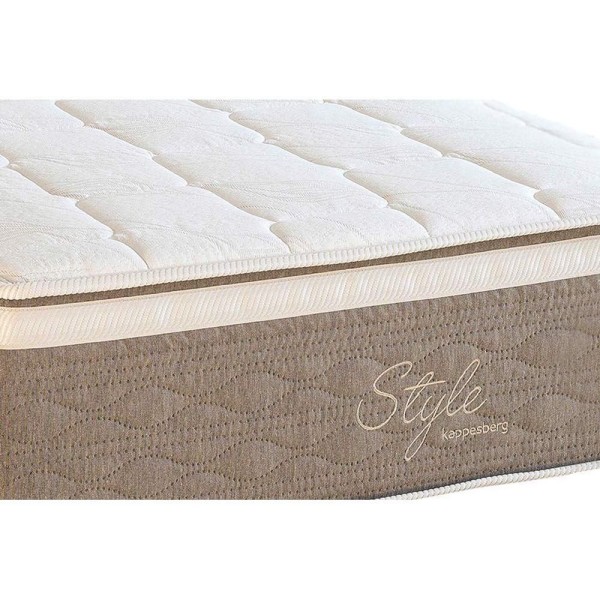 Encontraproduto.com.br - Conjunto Box Baú Solteiro Colchão Espuma Kappesberg Molas Ensacadas Style + Base Crc Suede Clean (88x188)