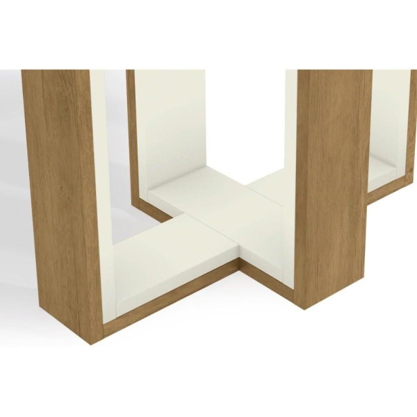 Encontraproduto.com.br - Base De Mesa P/ Cozinha Centella Ba48 Madeirado S/ Tampo Freijo/preto - Kappesberg