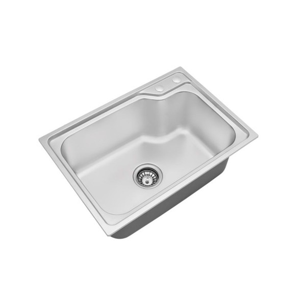 Encontraproduto.com.br - Cuba de inox retangular 21x52x45cm com válvula Luxo Alterna