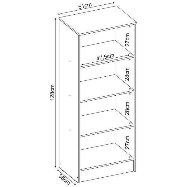 Encontraproduto.com.br - Armário Multiuso Viena 2 Portas Demóbile Cor:ebano