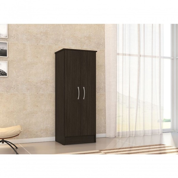 Encontraproduto.com.br - Armário Multiuso Viena 2 Portas Demóbile Cor:ebano