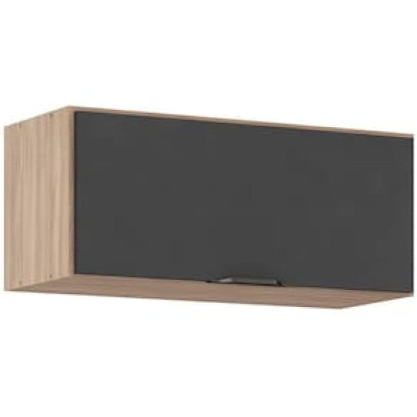 Encontraproduto.com.br - Armário Aéreo Firenze 70CM 1 Porta 94101 Demóbile - Avena Touch e Grafito