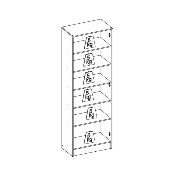 Encontraproduto.com.br - Armário Sapateira Quarto Golden c/ 2 Portas Amêndola Touch - Demóbile