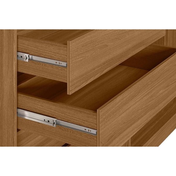 Encontraproduto.com.br - Quarto Casal Modulado Irlanda 6 Peças (3 Armários + 1 Ponte Aérea + 2 Complementos) Qcm163 Amendola-branco - Demóbile