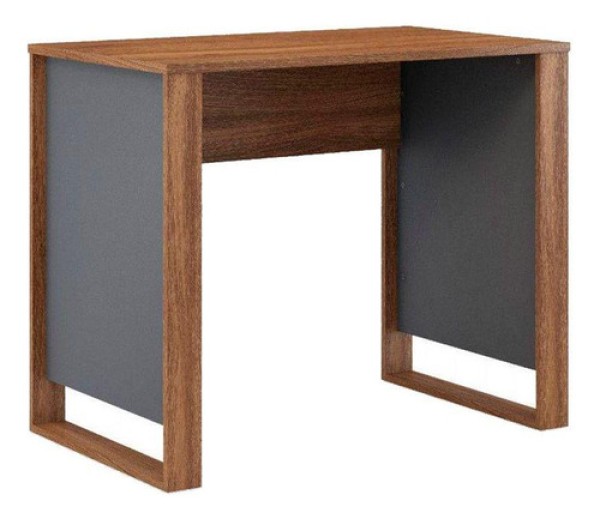 Encontraproduto.com.br - Mesa Escrivaninha Office Morada Avena/grafito-demóbile