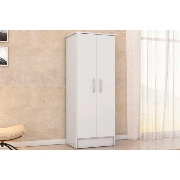 Encontraproduto.com.br - Armário Multiuso Juvenil Viena c/ 2 Portas Branco - Demóbile