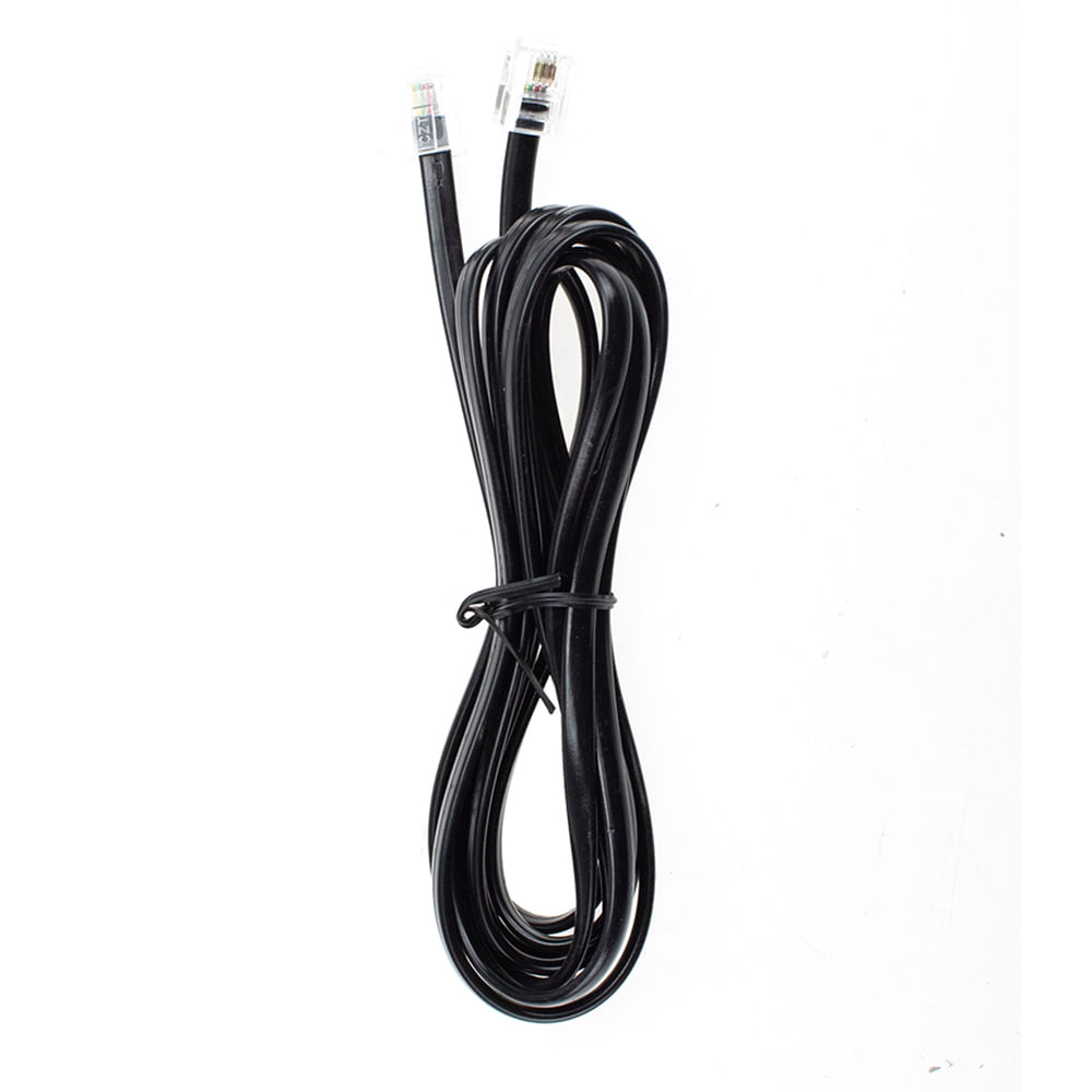 Encontraproduto.com.br - Cordão Liso 6P4C com 2 Metros