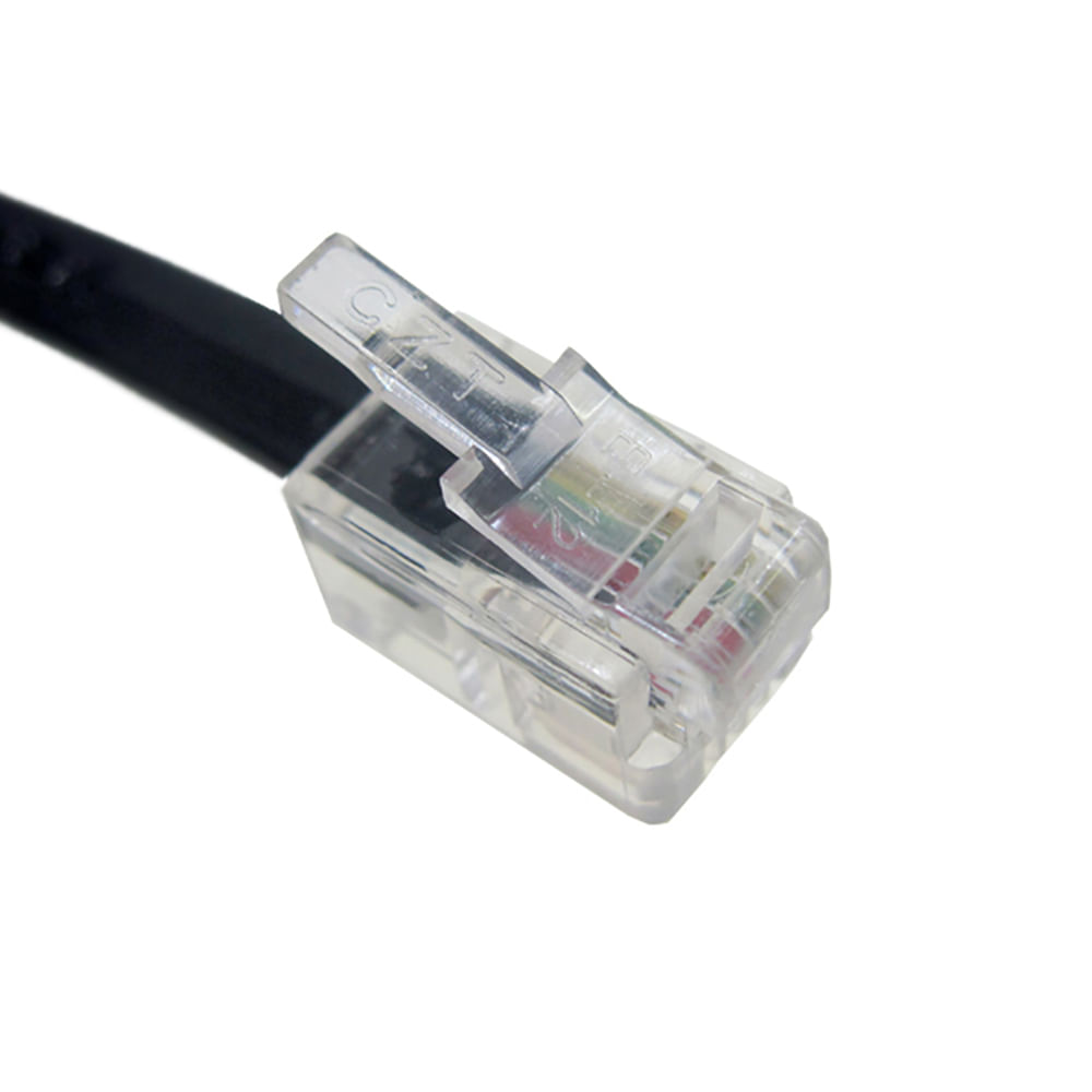 Encontraproduto.com.br - Cordão Espiral 4P4C Preto Speedlan 2m